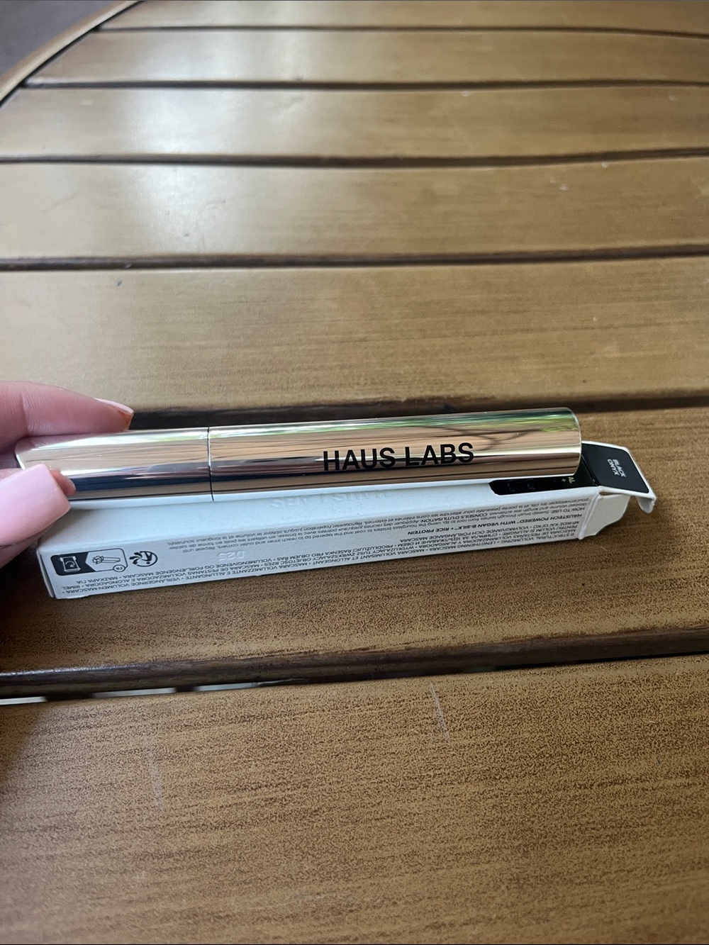 Haus Labs By Lady B structural volumizing + lengthening mascara.